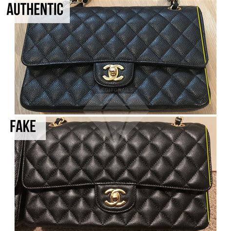 chanel fake vs original|how to tell real chanel bag.